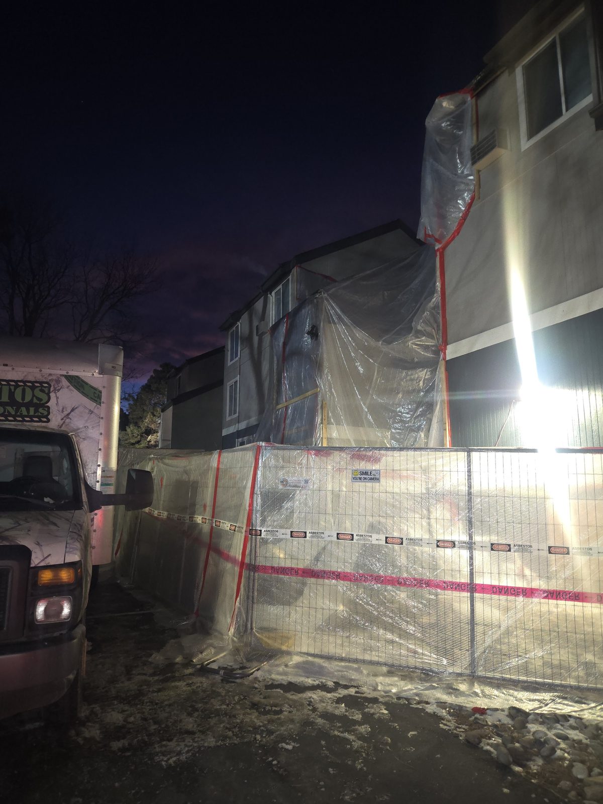 Decontamination work